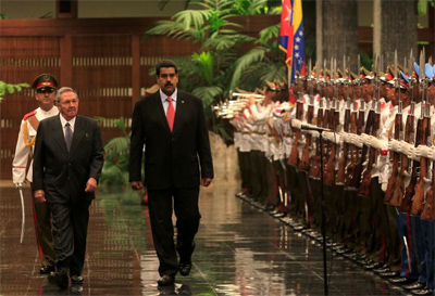 Maduro finalizó su primera visita oficial a Cuba como presidente