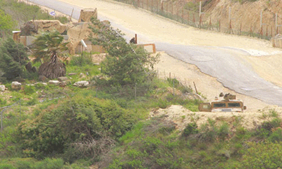 Maniobra sionista en las colonias adyacentes a la frontera de Líbano