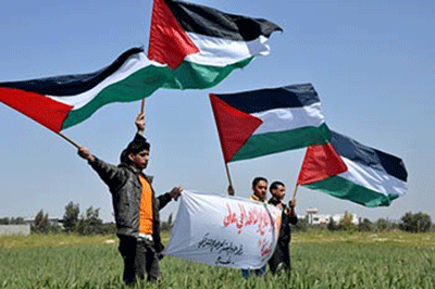Los palestinos conmemoran el Día de la Tierra Palestina