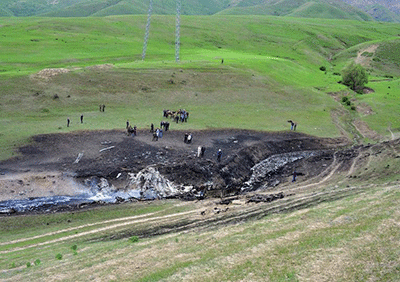 Kirguizistán investiga el accidente del avión militar de EE.UU.