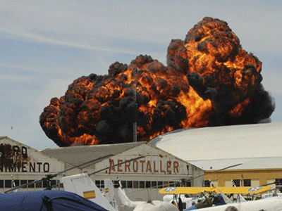 Catástrofe en Madrid durante una exhibición aérea 