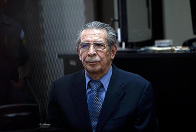 El exdictador Ríos Montt, condenado por genocidio en Guatemala