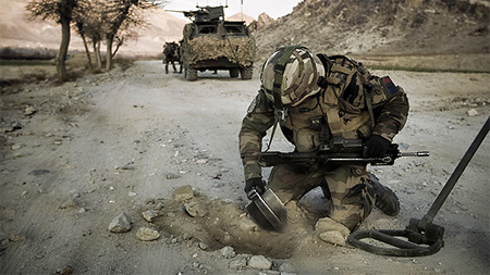 Nueva tecnología láser para detectar explosivos a distancia