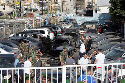 Dos proyectiles impactan en la periferia sur de Beirut