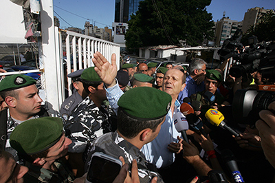 Dos proyectiles impactan en la periferia sur de Beirut