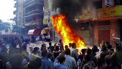 Enfrentamiento entre seguidores y detractores de Mursi en Alejandría