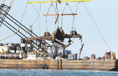 Más de 70 años permaneció en el fondo del Canal de la Mancha