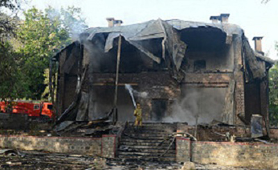 Destruida en un ataque la última residencia del fundador de Pakistán