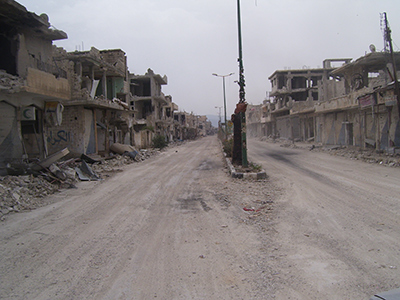 Alahednews entra en la ciudad devastada de Quseir