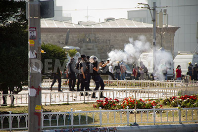 En Turquía no se puede ocupar parques, va contra la ley