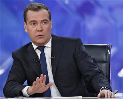 Jefe del Gobierno ruso en una entrevista en el canal Russia Today