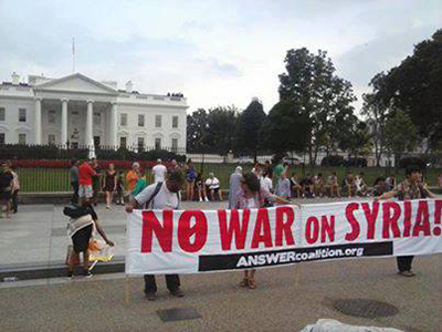 No a la Guerra contra Siria