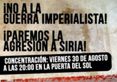 No a la Guerra contra Siria