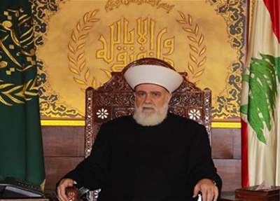 El gran muftí de Líbano advierte contra los enfrentamientos sectarios