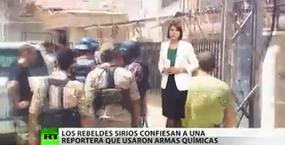 Rebeldes sirios confiesan uso de armas químicas