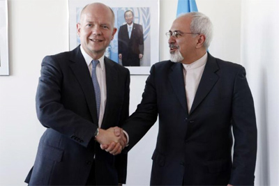 Zarif y Hague se reúnen en Nueva York
