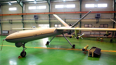 Irán presenta un nuevo avión no tripulado