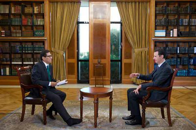 Telesur entrevista al presidente sirio