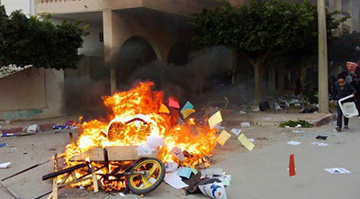 Huelga general en Túnez contra el Gobierno