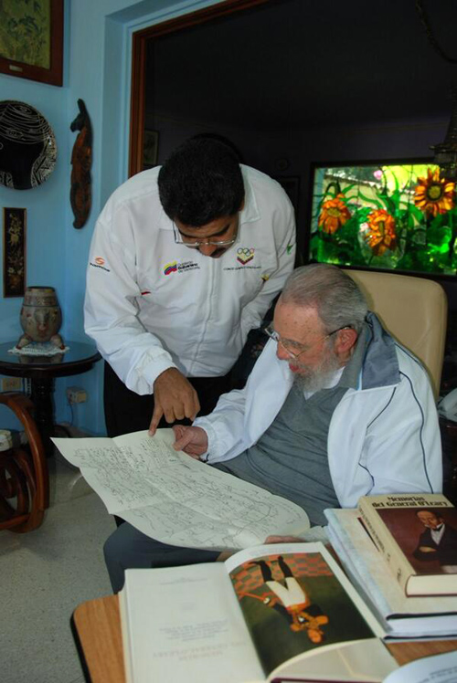 Presidente Maduro sostuvo encuentro con Fidel Castro