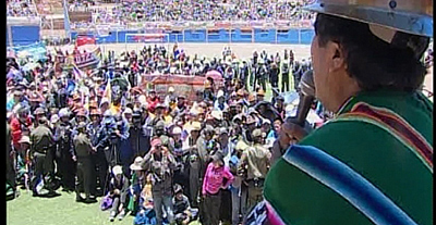 Evo Morales pide unidad para enfrentar aliados de EEUU