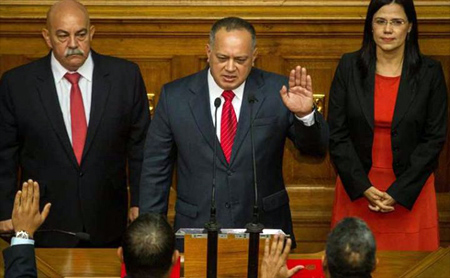 Los parlamentarios vuelven a elegir a Cabello como presidente de la AN