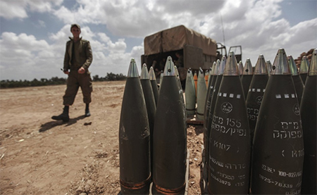 Bombas estadounidenses para el ejército invasor