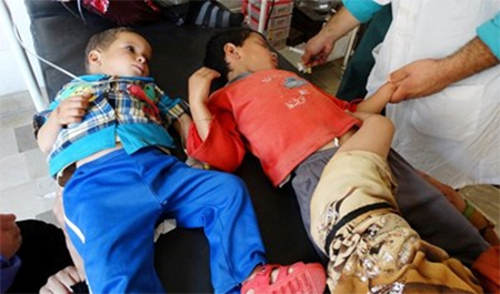 Niños víctimas de vacunas contaminadas