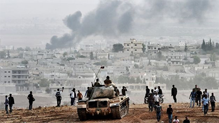 Kobani resiste uno de los ataques más fuertes