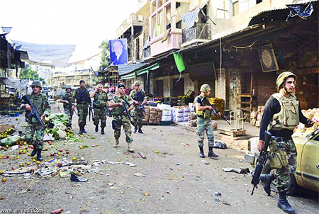 Ejército libanés expulsa a los milicianos de Trípoli