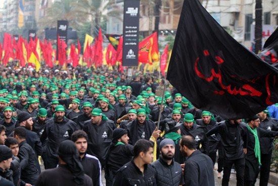 En Fotos: Celebran la procesión de Ashura en la periferia sur de Beirut