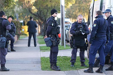 Una amplia operación policial en Austria