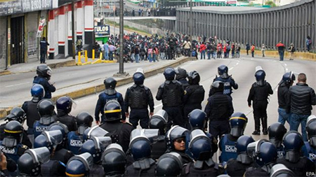 Tensión en México en día de protestas