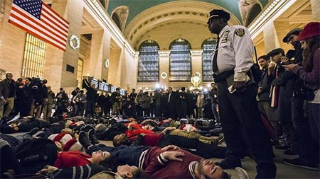 Jornada de protesta en Nueva York