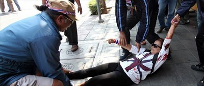 Dos heridos en tiroteo en el centro de la capital Bangkok, Tailandia