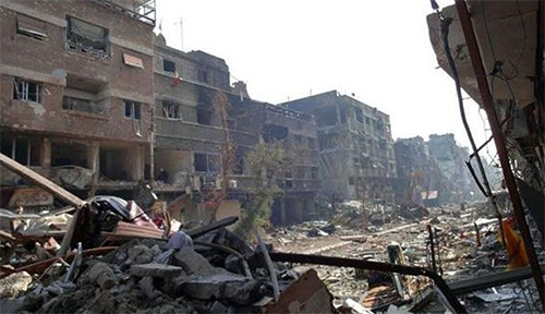 Las bandas terroristas controlan la mayor parte del campo de Al Yarmuk