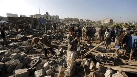 El régimen de Arabia Saudita ordena arrasar las escuelas en Yemen