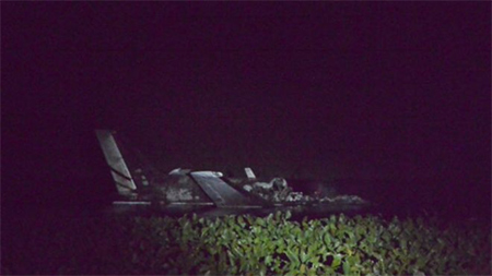 Cae un avión argentino en Uruguay