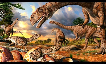 Hallan en China varias decenas de huevos de dinosaurio