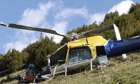 México: Cuatro personas muertas tras estrellar un helicóptero