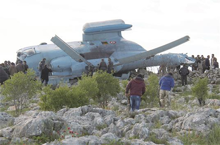 Helicóptero del gobierno sirio se estrella en zona controlada por terroristas