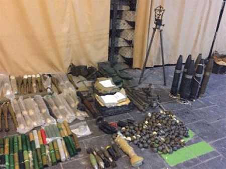 Hallado un zulo de armas y explosivos en el sur de Líbano