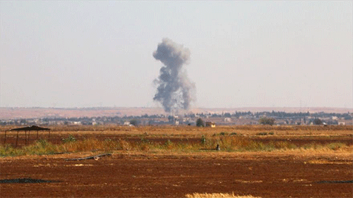 Ataque químico contra el ejército sirio en Deir Azzor