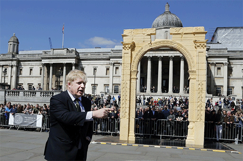 El Arco del Triunfo de Palmira “resucita” en Trafalgar Square