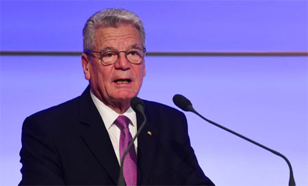 Gauck considera la crisis migratoria el mayor desafío para la UE