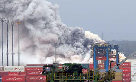 Una enorme nube tóxica deja a más de 92 heridos en Sao Paulo