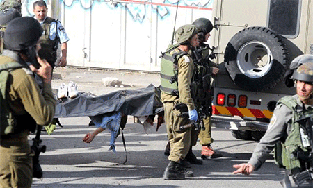 Israelíes matan a un palestino tras herir a un soldado