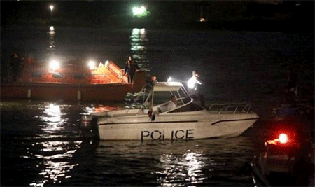 Un ferry se hunde en el río Nilo en el norte de Egipto