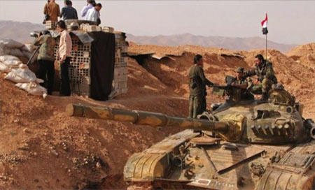 El Ejército sirio rompe las defensas de los terroristas en Sheij Meskin, Deraa