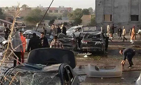 Una masacre en un centro de entrenamiento policial de Zliten